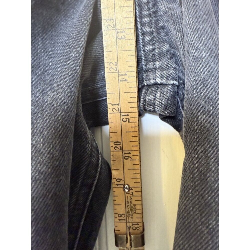 Boden Mid Rise Slouch Women’s Black Wide Leg Black Jeans W32 X 32L NWT RO322 - Picture 10 of 13